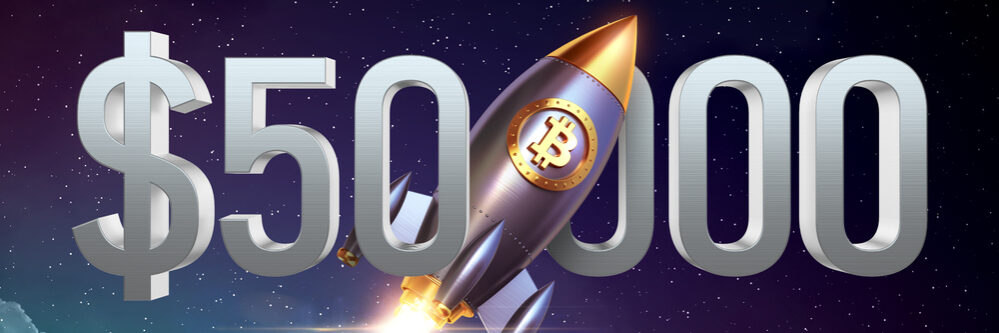 Bitcoin,Breaks,$,50000,Barrier,Amid,Speculation,Over,Spin-off.,Bitcoin