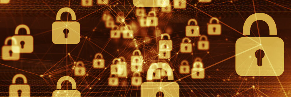 Secure,Global,Financial,Network,Cryptocurrency,Blockchain,Encryption,For,Internet,Of