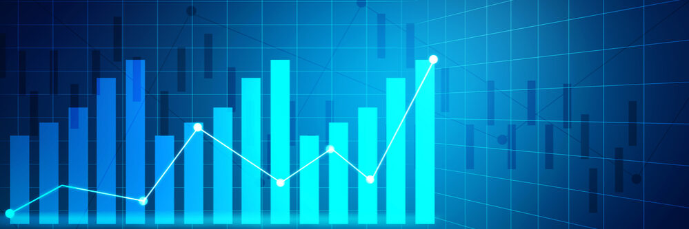 2d,Rendering,Stock,Market,Online,Business,Concept.,Business,Graph