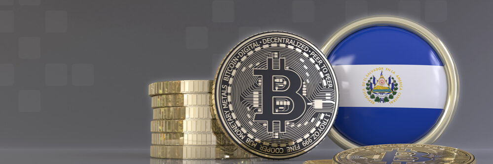 3d,Rendering,Of,Some,Metallic,Bitcoins,In,Front,Of,An