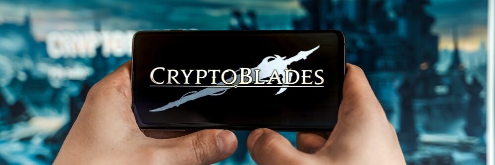 Russia,Moscow,04.09.2021.logo,screenshot,Of,Cryptoblades,,Skill,Token.blockchain,Nft,Ethereum,Cryptocurrency