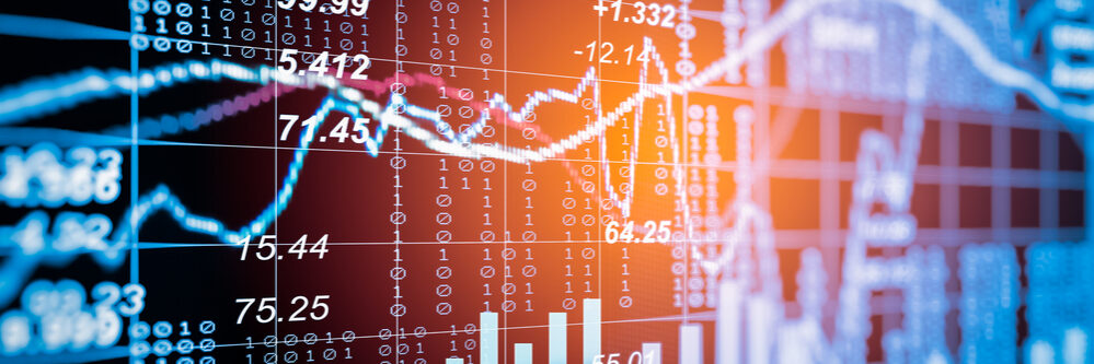Stock,Market,Or,Forex,Trading,Graph,And,Candlestick,Chart,Suitable