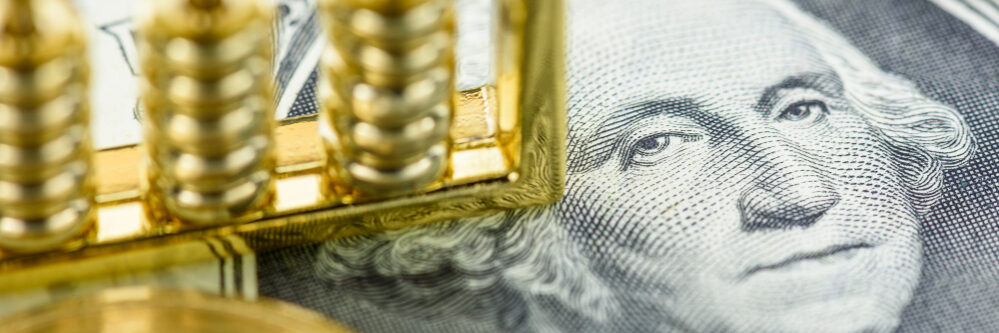 Money,Supply,,Economic,Concept,:,Chinese,Abacus,On,One,Us