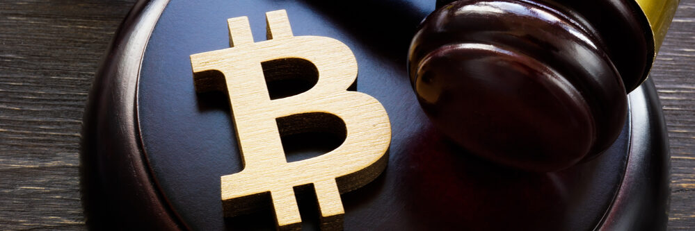 Bitcoin,Symbol,And,Gavel,To,Regulate,Cryptocurrencies,Market.